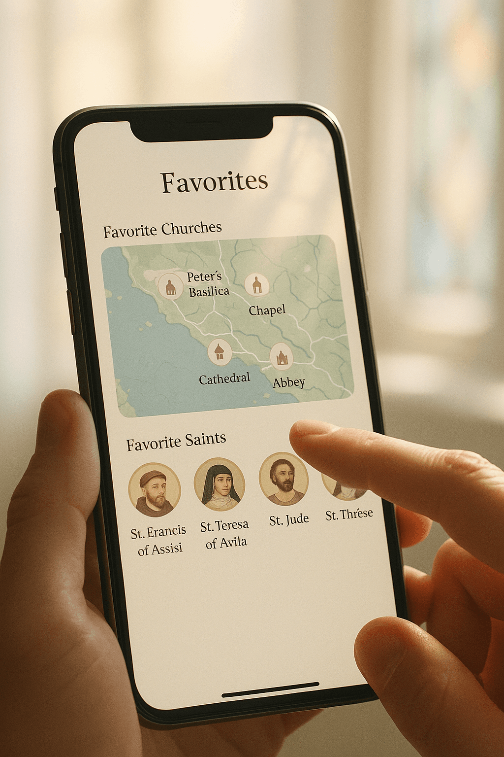 Favorite saints illustration